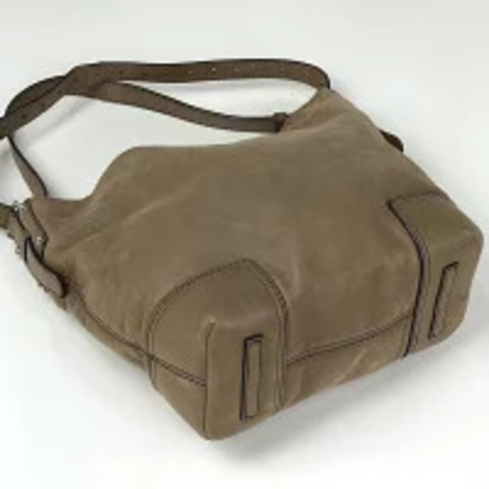 Loewe Leather Brown Bag Shoulder Anagram Brown